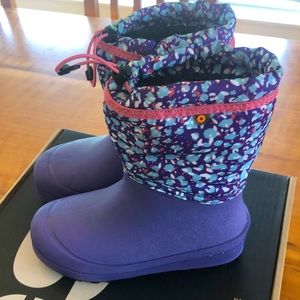 Girls Bogs Snow Shell Boots Size 2 (Big Kids)
